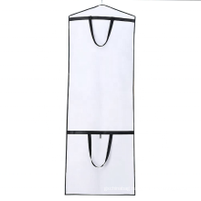 Custom logo non woven dust bag for wedding dress garment bag suit cover